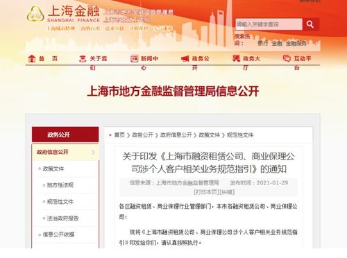 上海發(fā)監(jiān)管細則及業(yè)務(wù)規(guī)范 不支持融資租賃等在長租公寓領(lǐng)域展業(yè)